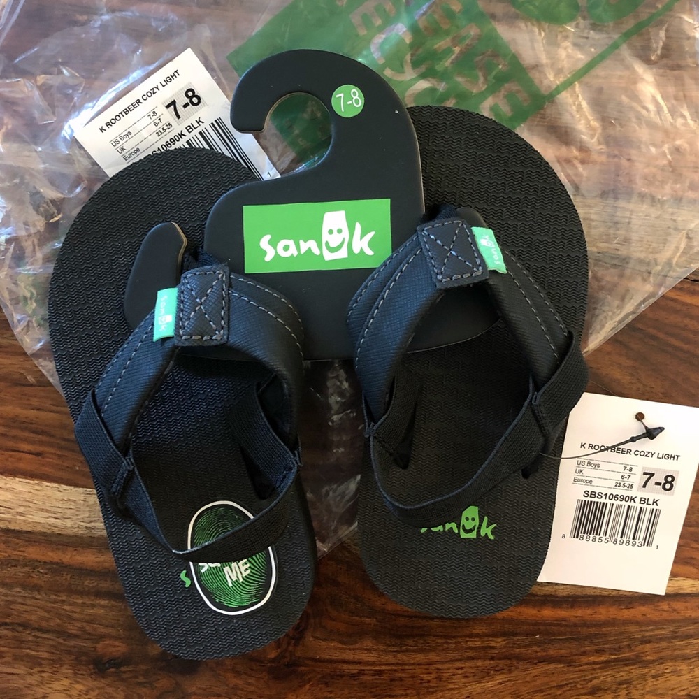 NEW Sanuk Toddler Sandals